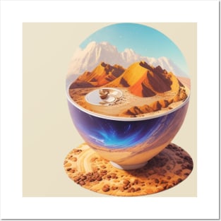 Planet Cup of Coffee Posters and Art